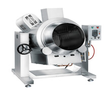 STWCGW1/2大型臥式炒菜機(jī) 多功能旋轉(zhuǎn)炒菜機(jī)、商用大型自動(dòng)炒